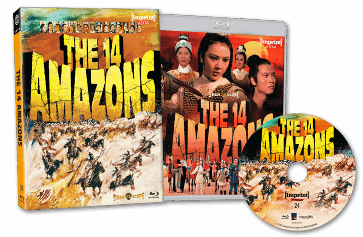 The 14 Amazons (1972) Limited 1500 Slipcase Imprint - Blu-ray Region Free