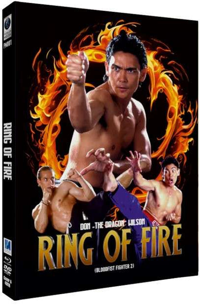 PRE-ORDER Ring of Fire (1991) DON WILSON LE 222 Mediabook - Blu-ray Region B