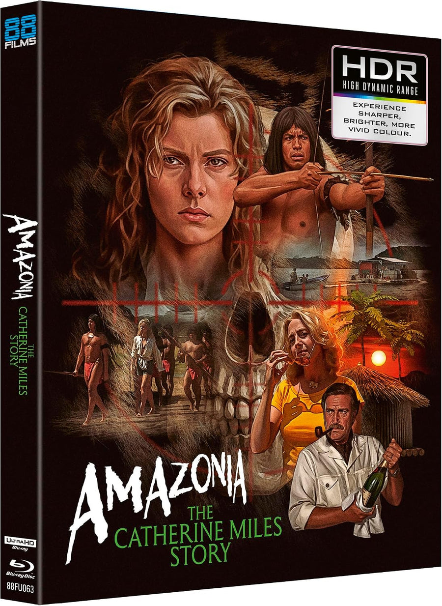 PRE-ORDER Amazonia: The Catherine Miles Story (1985) LE Slipcover 88 Films UK - 4K UHD / Blu-ray Region B