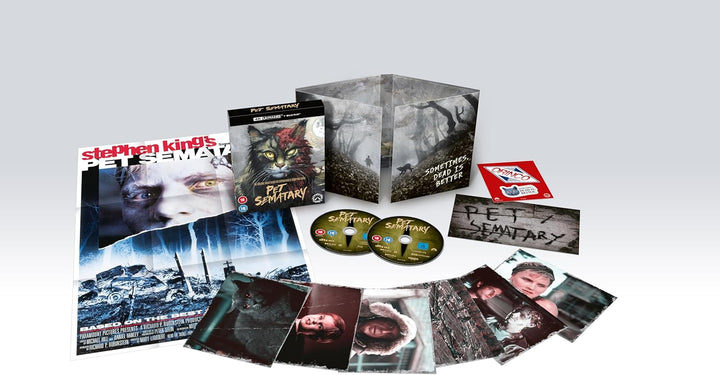 Pet Sematary (1989) 35th Anniversary Limited Collector's Edition - 4K UHD / Blu-ray Region Free