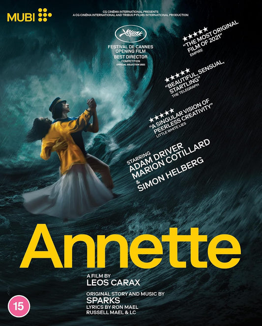 Annette (2021) LE Slipcover Mubi UK - Blu-ray Region B