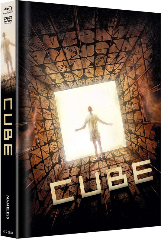 Cube (1997) LE 444 Mediabook - Blu-ray Region B