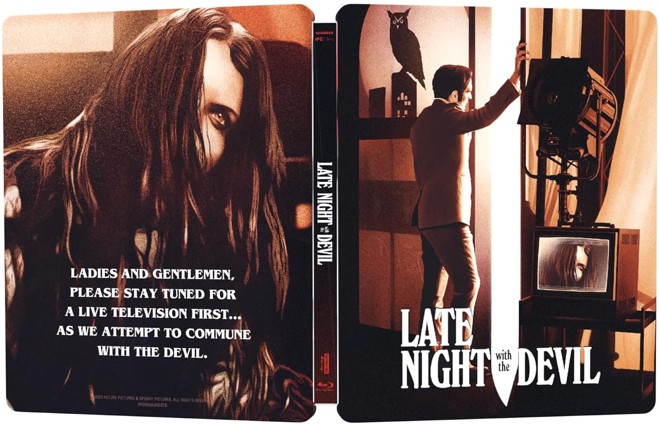 Late Night With The Devil (2023) Limited Edition Steelbook - 4K UHD / Blu-ray