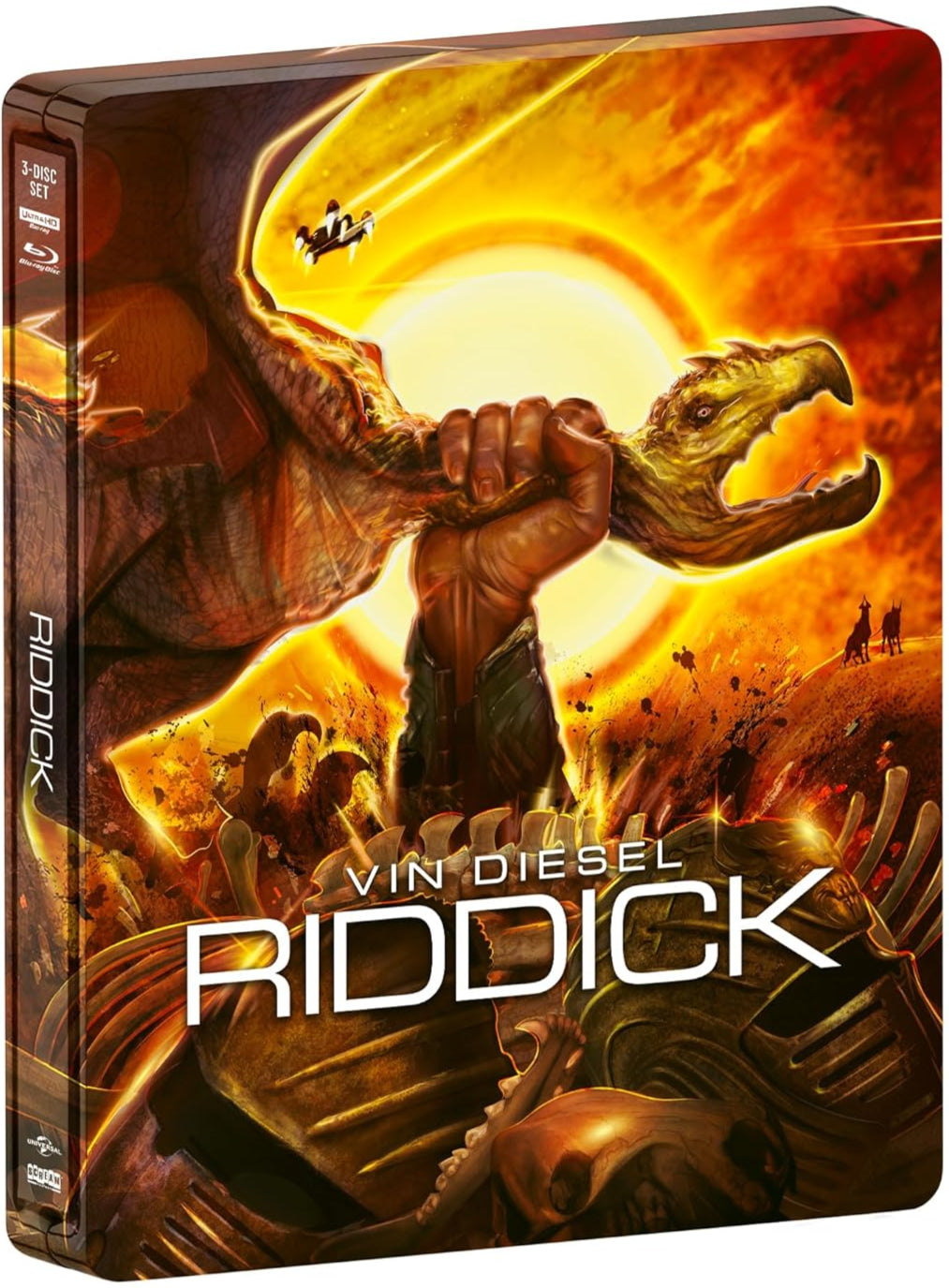 Riddick (2013) Limited Edition Steelbook Scream Factory - 4K UHD / Blu-ray Region A