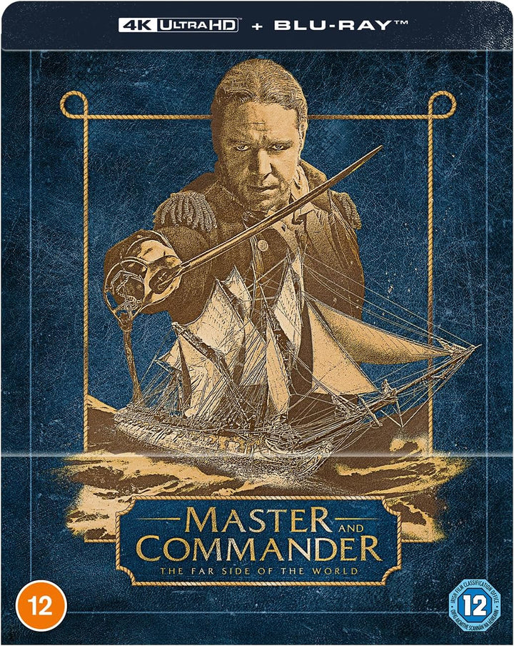 Master and Commander (2003) UK Limited Edition Steelbook - 4K UHD / Blu-ray Region Free