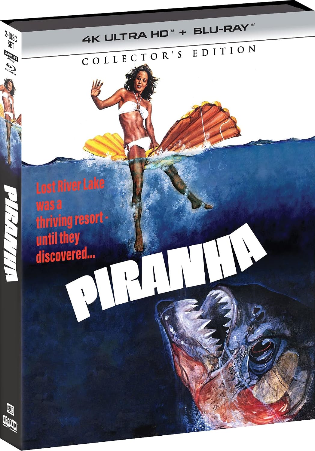 Piranha (1978) LE Slipcover Scream Factory - 4K UHD / Blu-ray