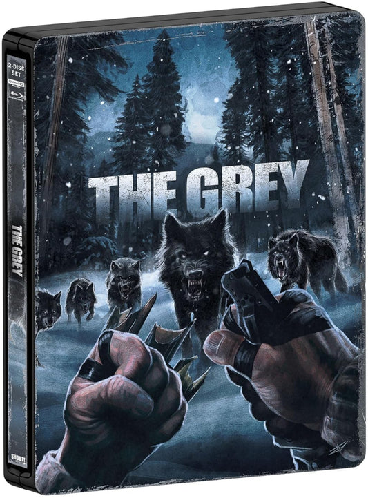 The Grey (2011) Limited Edition Steelbook Shout Factory - 4K UHD / Blu-ray Region A