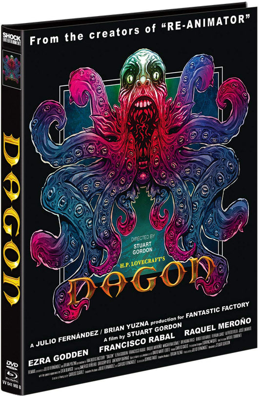 Dagon (2001) LE 333 Mediabook Cover B - Blu-ray Region B