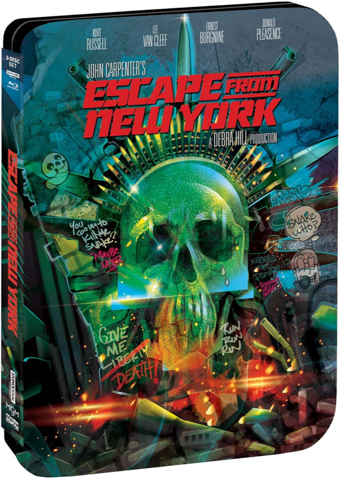 Escape From New York (1981) LE Steelbook Scream Factory - 4K UHD / Blu-ray Region A