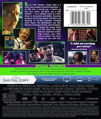 Freaky Tales (2024) w/ Slipcover - Blu-Ray Region A *NOTE*
