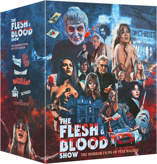 PRE-ORDER The Flesh and Blood Show - The Horror Films of Pete Walker - Blu-ray Region B