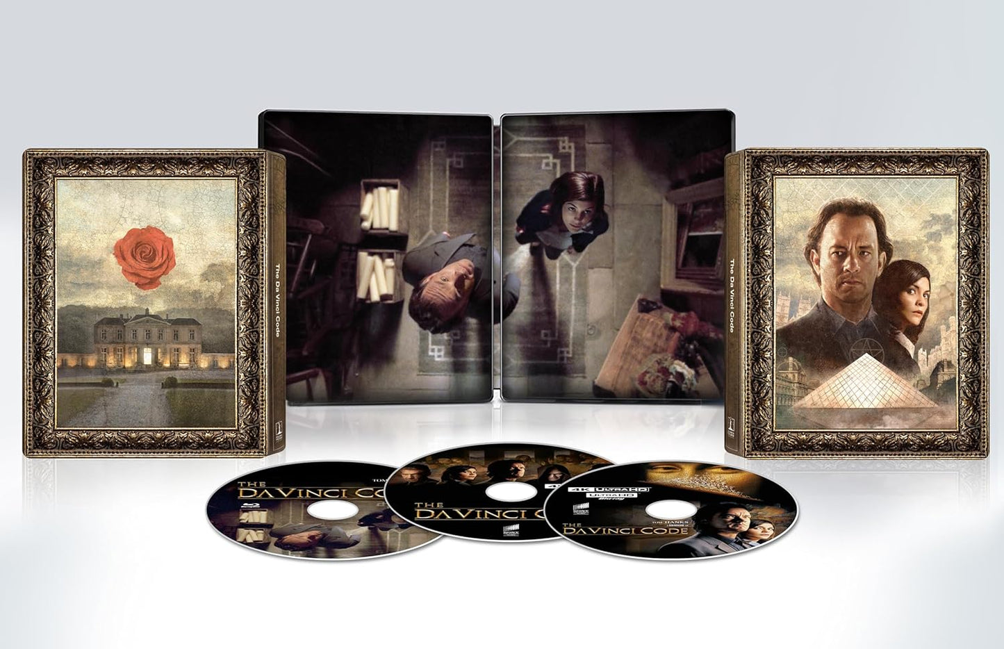 The Da Vinci Code (2006) 20th Anniversary Limited Edition Steelbook - 4K UHD + Blu-ray + Digital Code