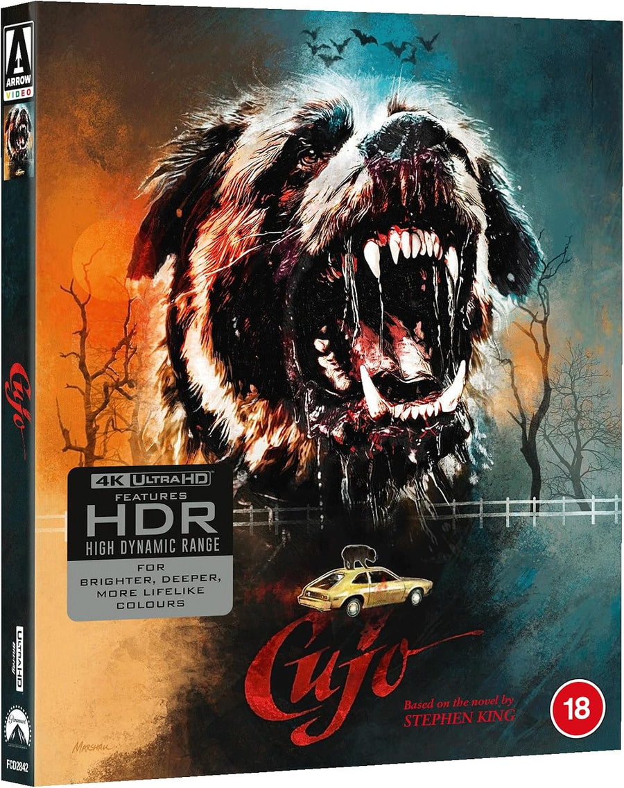 PRE-ORDER Cujo (1983) LE Slipcover Arrow UK - 4K UHD