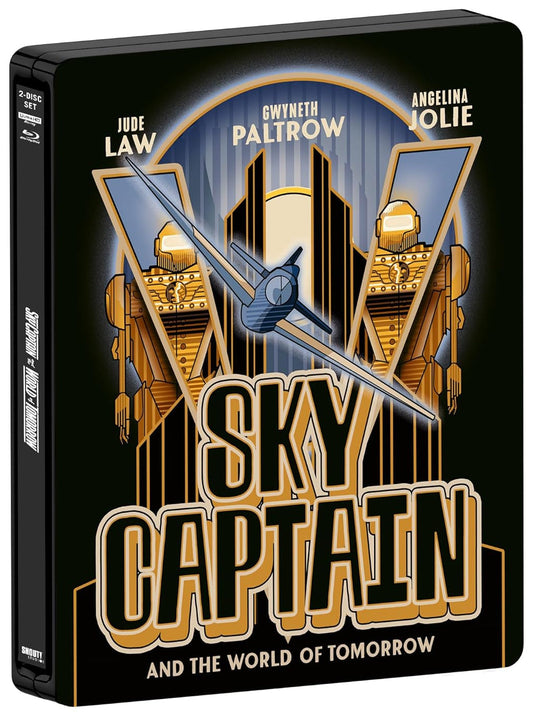 PRE-ORDER Sky Captain and the World of Tomorrow (2004) LE Steelbook Shout Factory - 4K UHD / Blu-ray