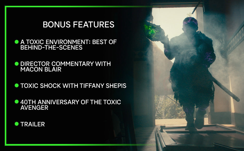 The Toxic Avenger (2023) LE Lenticular Slipcover - 4K UHD / Blu-ray *NOTE*