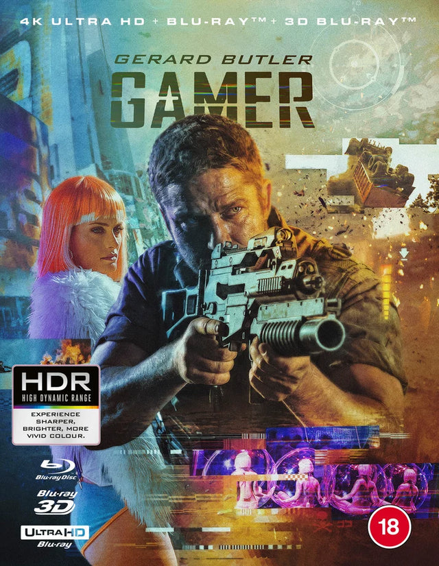 PRE-ORDER Gamer (2009) Limited Edition 88 Films UK - 4K UHD + 3D & 2D Blu-ray Region B