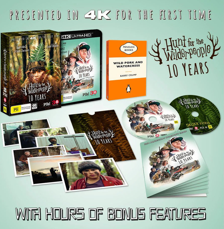 PRE-ORDER Hunt for the Wilderpeople (2016) Limited Collector's Edition Madman - 4K UHD / Blu-ray Region Free