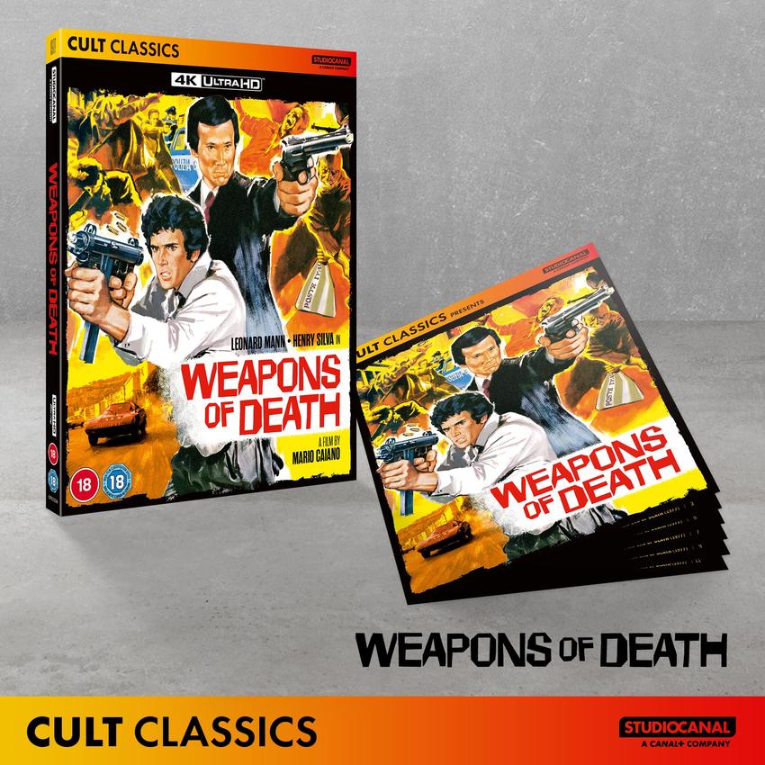 PRE-ORDER Weapons of Death (1977) LE Slipcover StudioCanal - 4K UHD