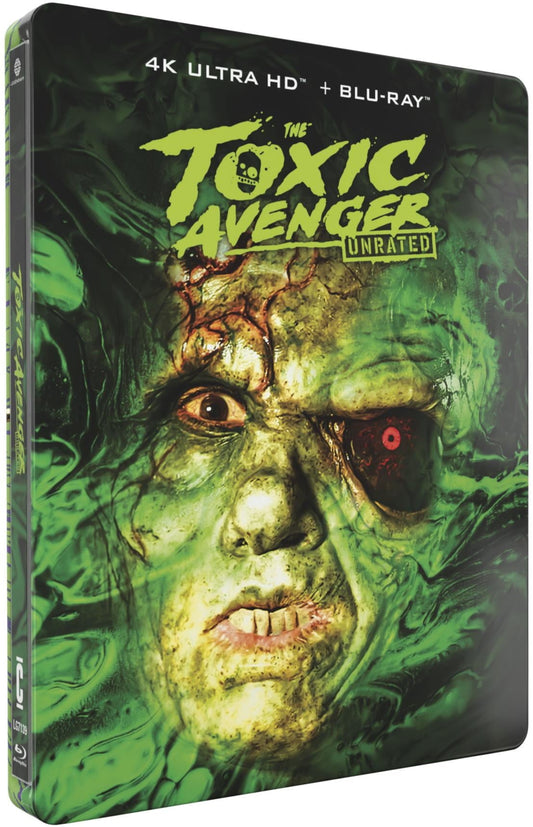 The Toxic Avenger (2023) US Limited Steelbook w/ Embossed Slipcover - 4K UHD / Blu-ray