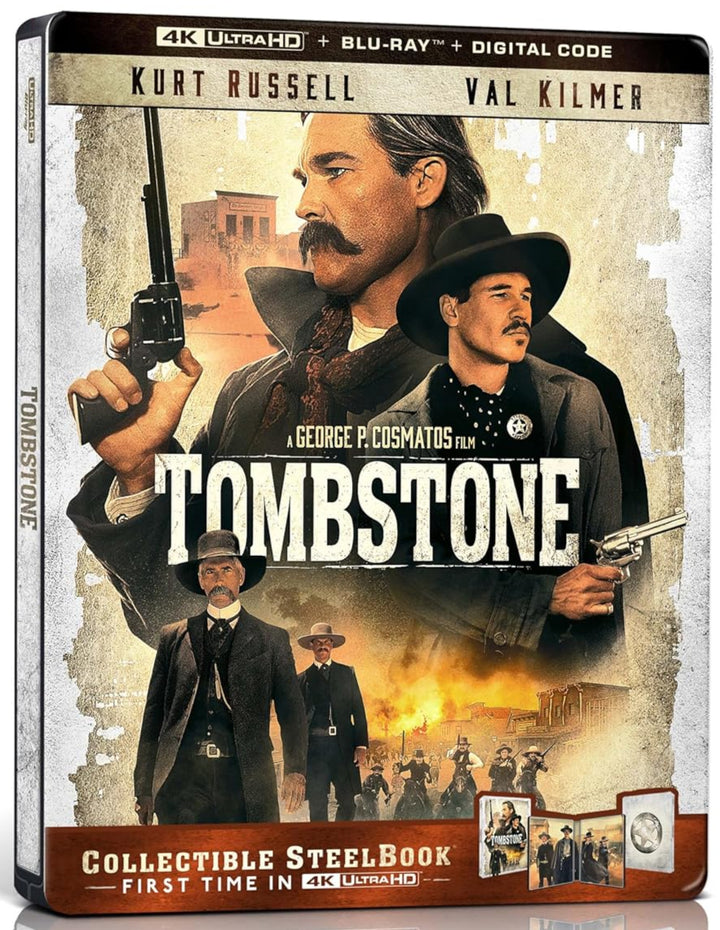 Tombstone (1993) UK Limited Edition Steelbook - 4K UHD / Blu-ray Region Free