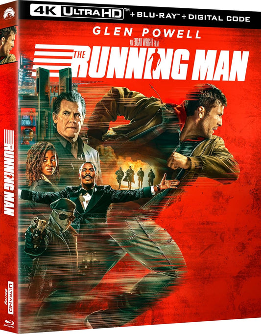 PRE-ORDER The Running Man (2025) Paramount - 4K UHD / Blu-ray / Digital Code