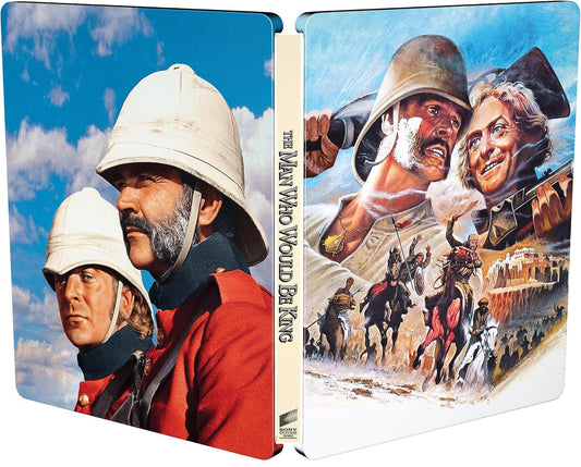 PRE-ORDER The Man Who Would Be King (1975) UK Limited Edition Steelbook - 4K UHD