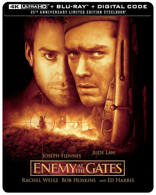 PRE-ORDER Enemy at the Gates (2001) Limited Edition Steelbook - 4K UHD / Blu-ray / Digital Code