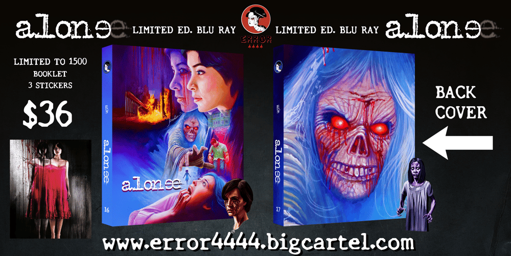 Alone (2007) Limited Edition w/ Slipcover Error 4444 - Blu-ray Region Free