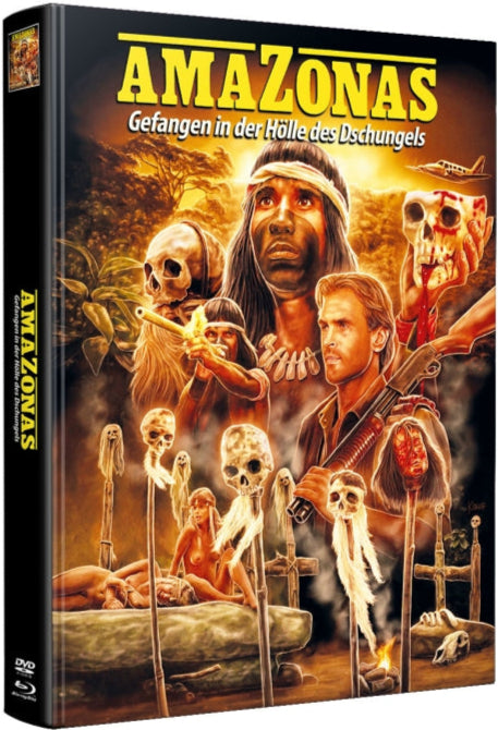 Massacre in Dinosaur Valley (1985) LE 144 Padded Mediabook - Blu-ray Region B