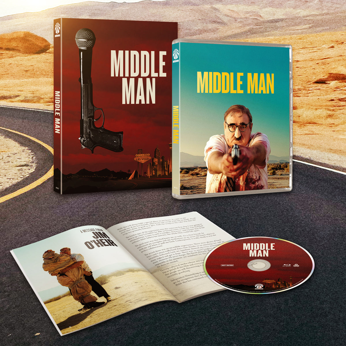 PRE-ORDER Middle Man (2016) Limited Edition Slipcover Antenna - Blu-ray