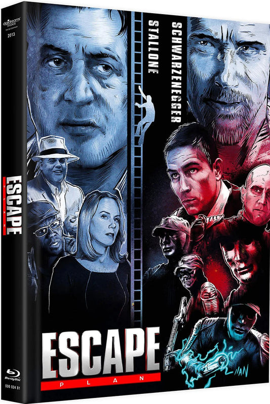 Escape Plan (LE 250 Mediabook Cover C - Blu-ray Region B) (DING S&D)