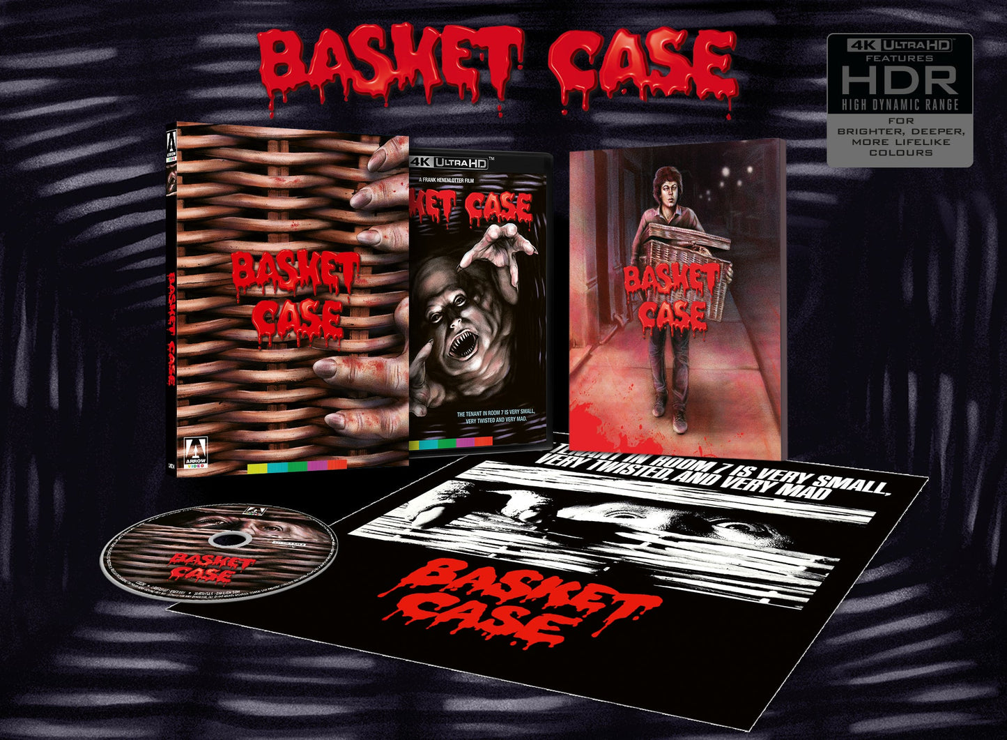 Basket Case (1982) Arrow UK Limited Edition 4K UHD