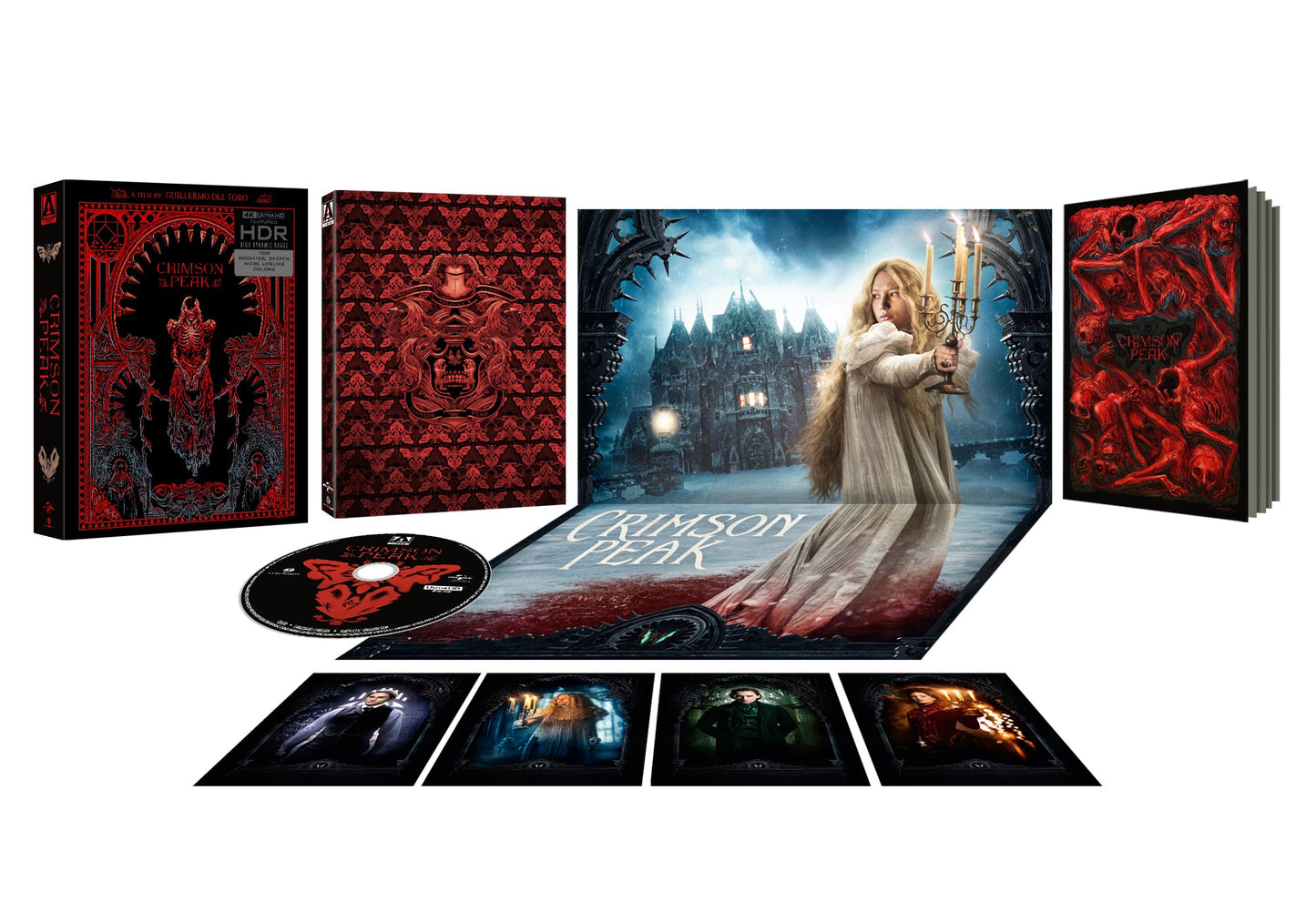 Crimson Peak (2015) DAMAGE Limited Edition Arrow UK 4K UHD