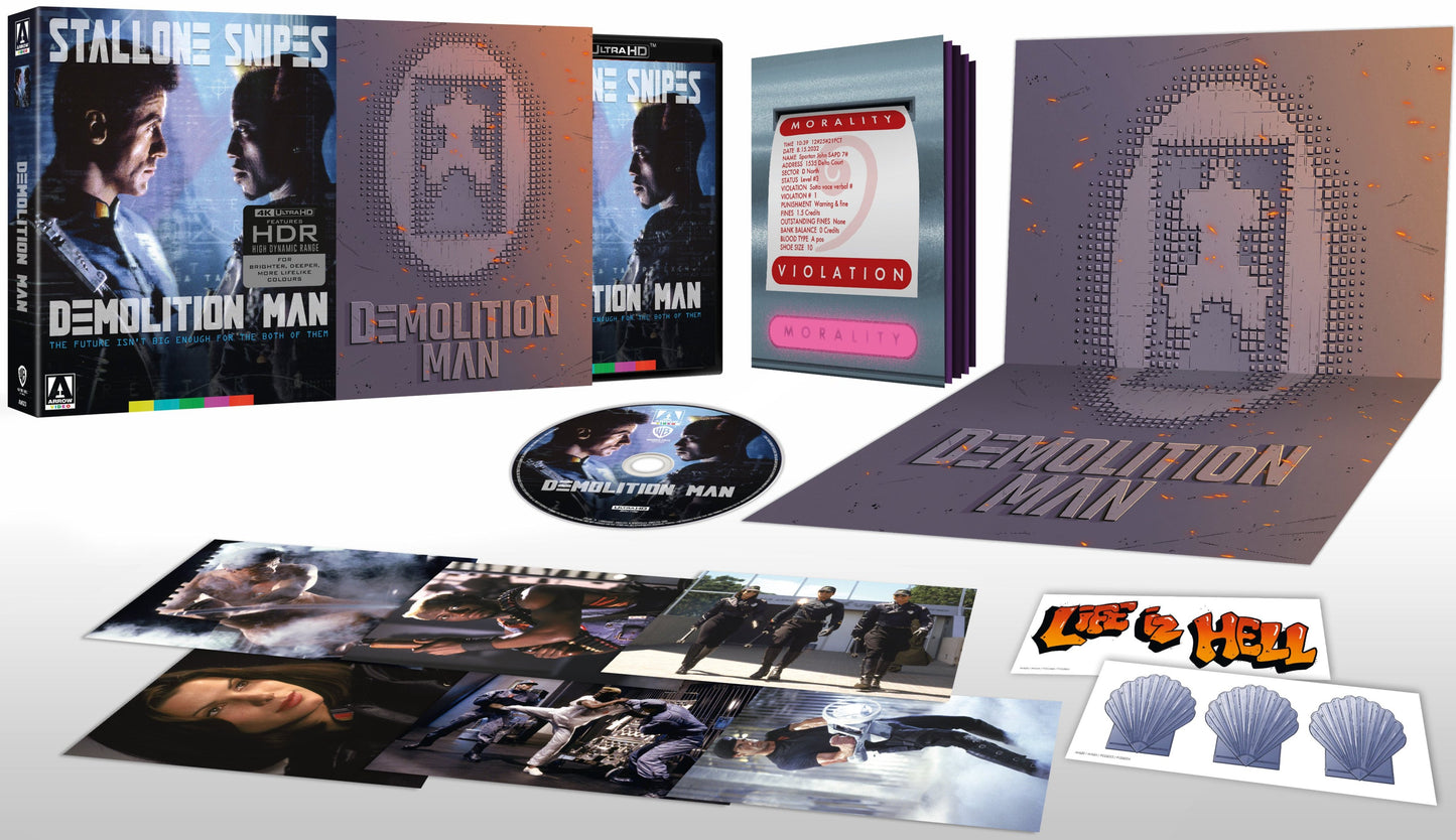 PRE-ORDER Demolition Man (1993) Limited Edition Arrow US - 4K UHD