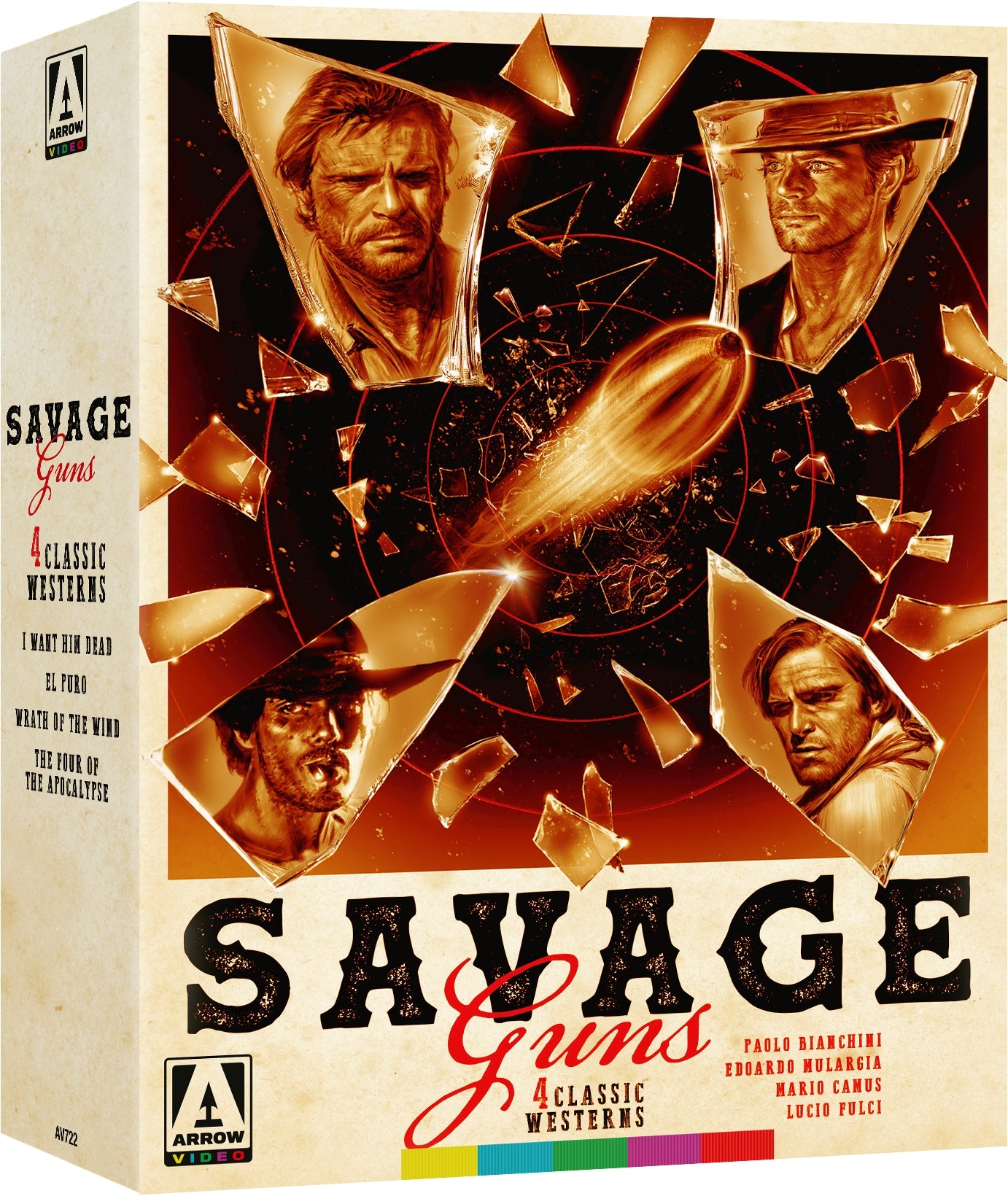 Savage Guns: Four Classic Westerns Vol. 3 (4 Films) Standard Edition Box Set Arrow US - Blu-ray Region A