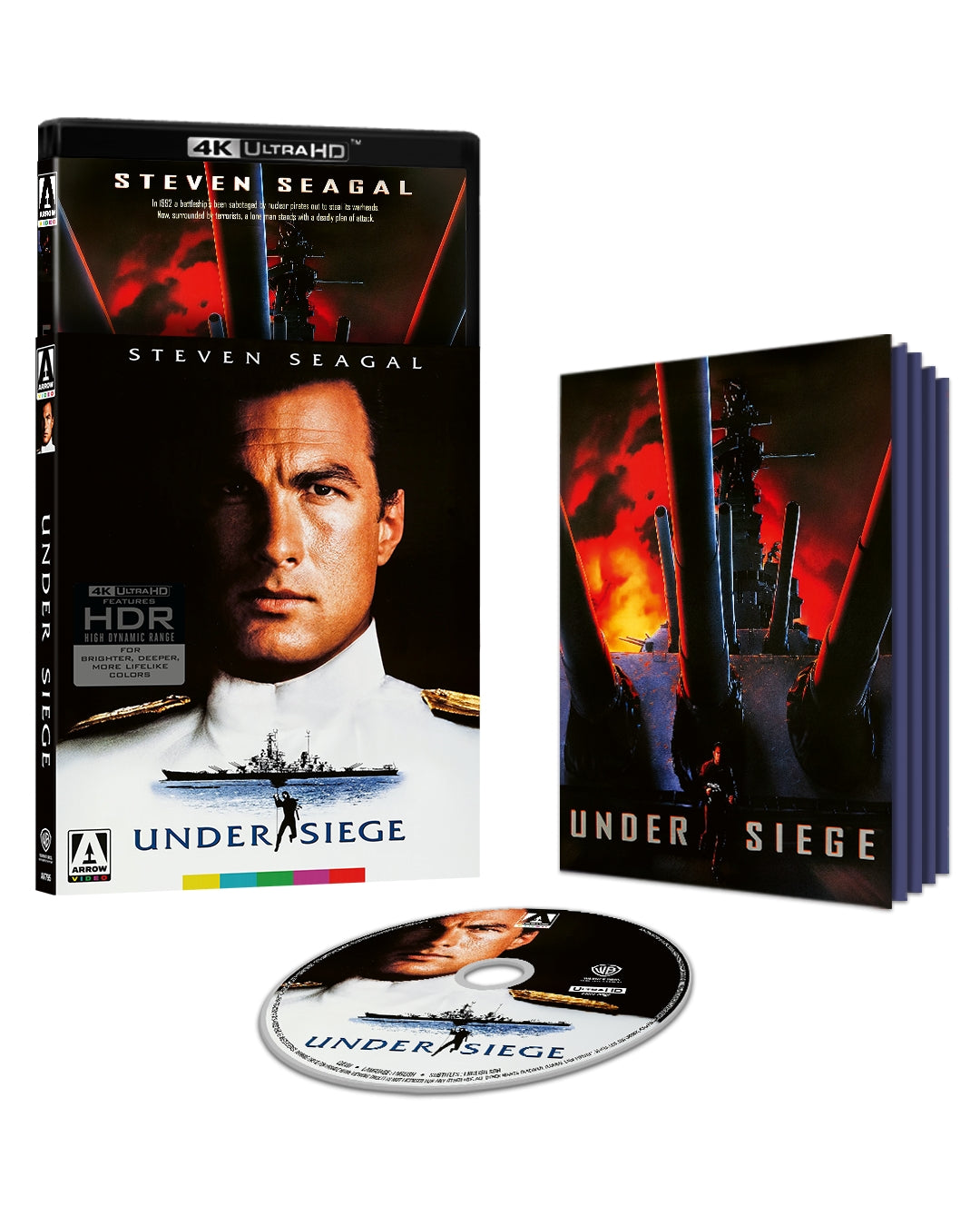 PRE-ORDER Under Siege (1992) LE Slipcover Arrow US - 4K UHD