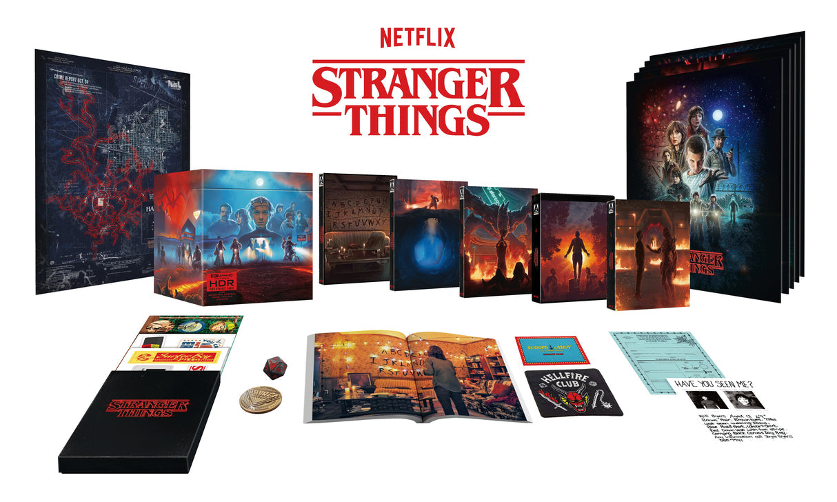 PRE-ORDER Stranger Things (Complete Series) Deluxe Edition Arrow US - 4K UHD
