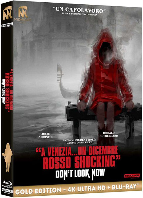 Don't Look Now (1973) Limited Edition Midnight Factory Gold - 4K UHD / Blu-ray Region B