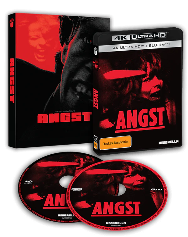 Angst (1983) LE Slipcover Umbrella - 4K UHD / Blu-ray Region Free