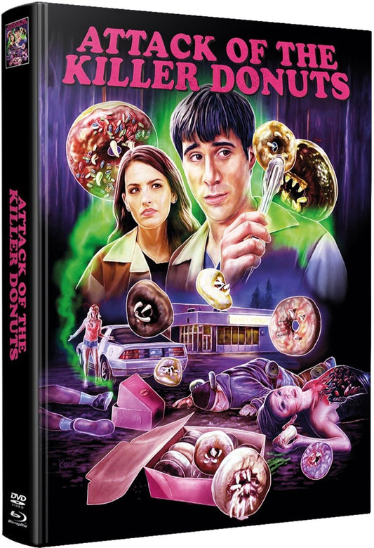 PRE-ORDER Attack of the Killer Donuts (2016) LE 100 Padded Mediabook - Blu-ray Region B