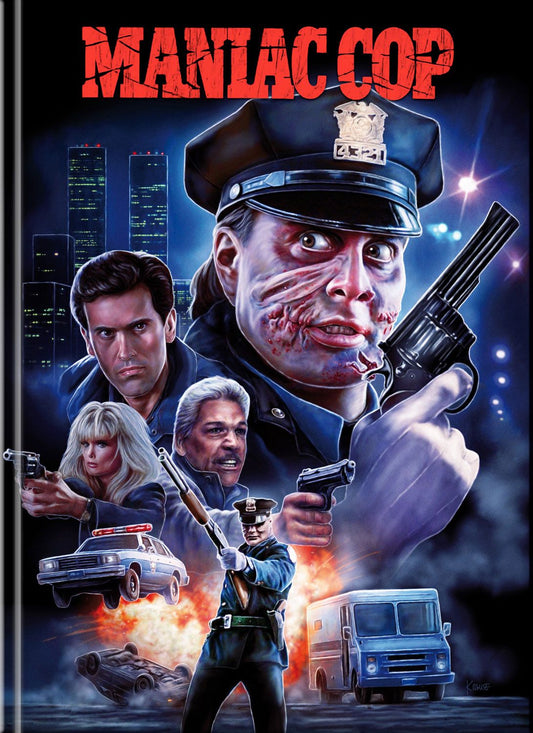 Maniac Cop (1988) LE 222 Mediabook - 4K UHD / Blu-ray Region B
