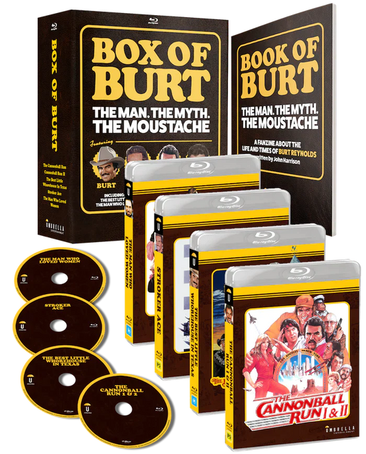Box of Burt: Burt Reynolds Collection (5 Films) Box Set Umbrella - Blu-ray Region Free