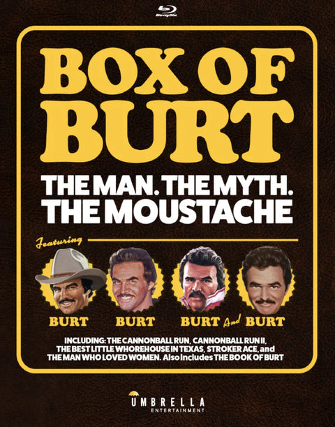 Box of Burt: Burt Reynolds Collection (5 Films) Box Set Umbrella - Blu-ray Region Free