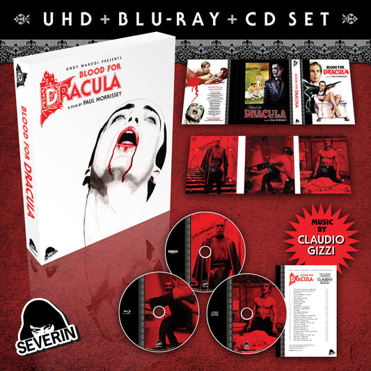 Blood For Dracula (1974) LE Digipak w/ Slipcase - 4K UHD / Blu-ray / CD
