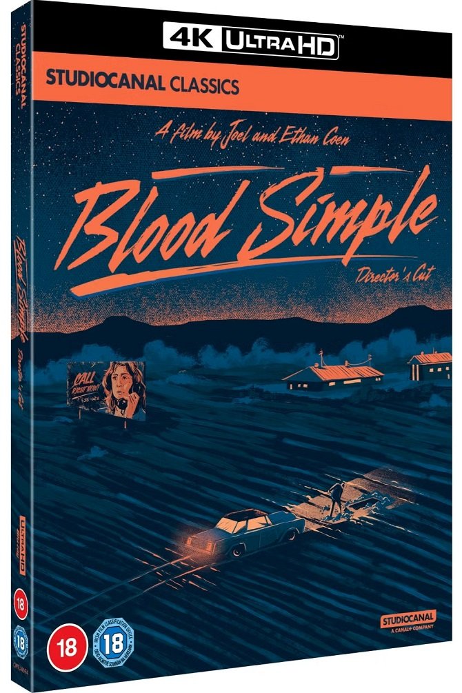 PRE-ORDER Blood Simple (1984) LE Slipcover StudioCanal - 4K UHD