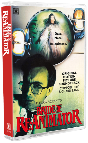 Bride of Re-animator (1990) OST LE Black/Grey Swirl Cassette