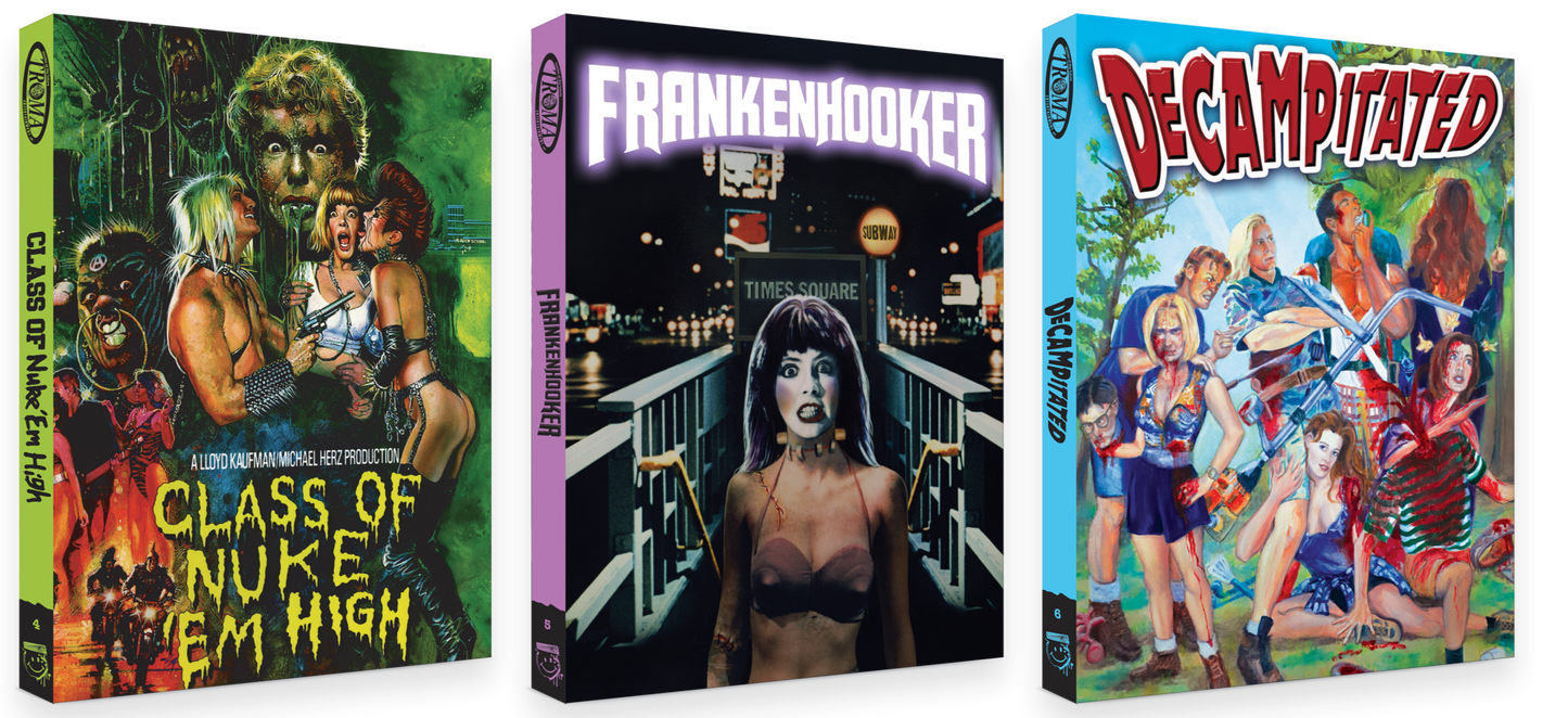 PRE-ORDER Tromarchive Collection (Series 2) LE Slipcover Refuse Films - Blu-ray Region Free