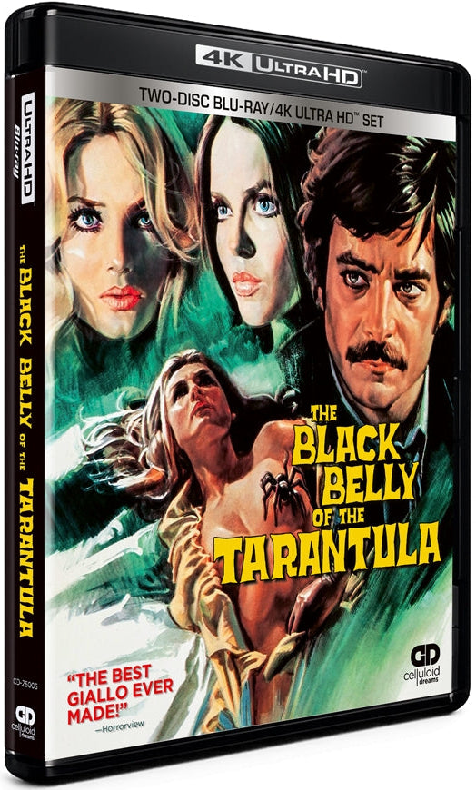 PRE-ORDER Black Belly Of The Tarantula (1971) Celluloid Dreams - 4K UHD / Blu-ray