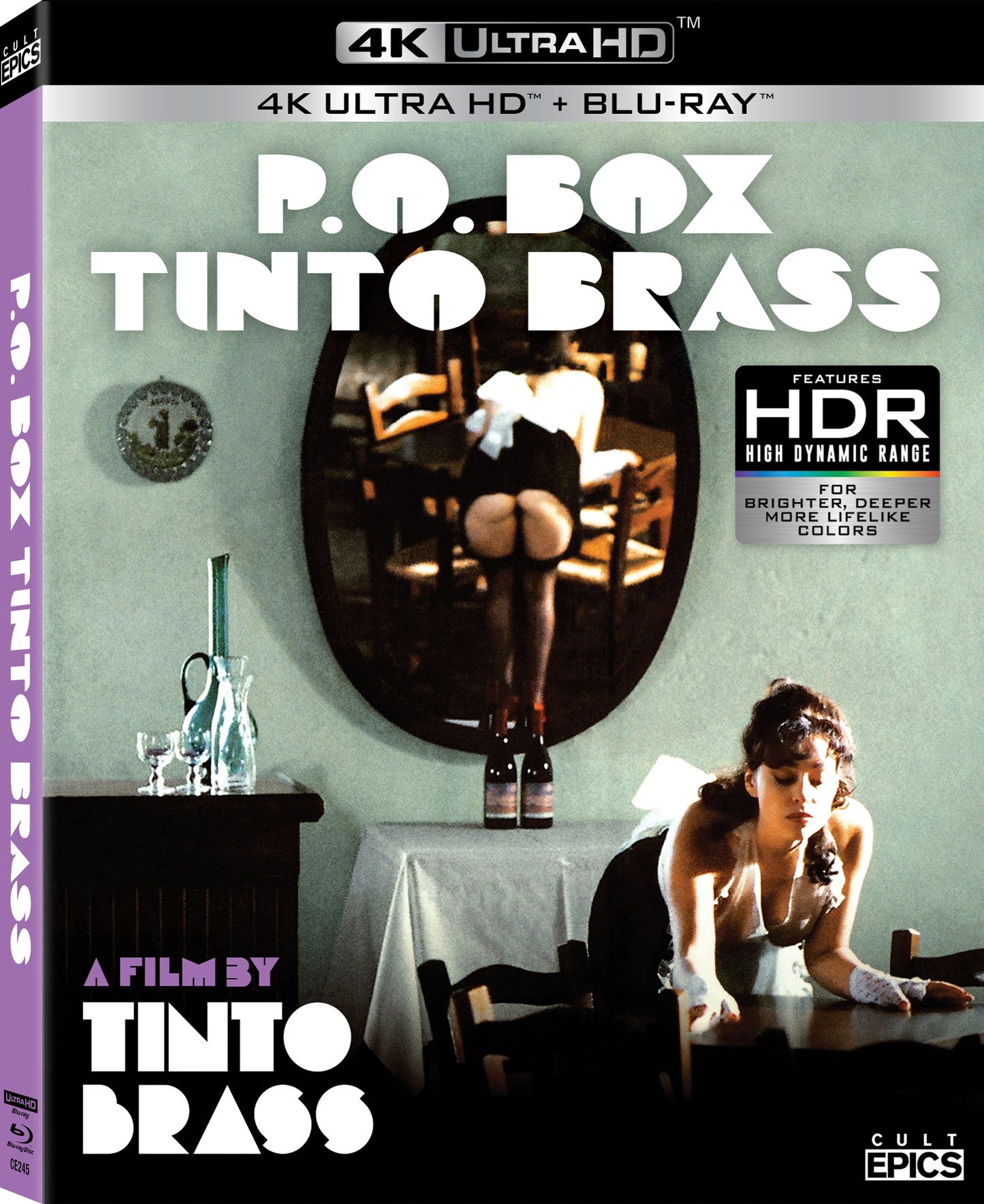 PRE-ORDER P.O. Box Tinto Brass (1995) LE Slipcover Cult Epics - 4K UHD / Blu-ray