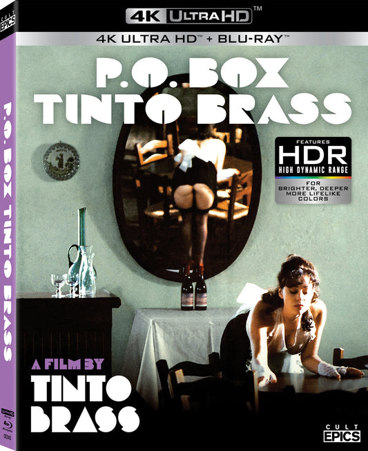 PRE-ORDER P.O. Box Tinto Brass (1995) LE Slipcover Cult Epics - 4K UHD / Blu-ray